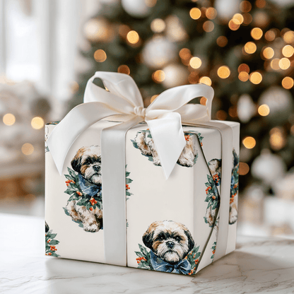 Ring Around the Shitzu - Wrapping Paper - Aspen & Arlo