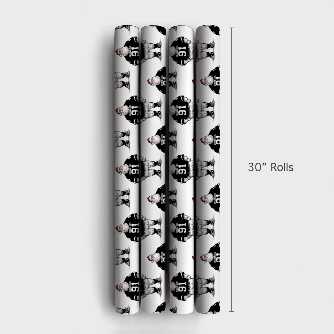 Santa Rides Into Stillwater - Wrapping Paper - Aspen & Arlo