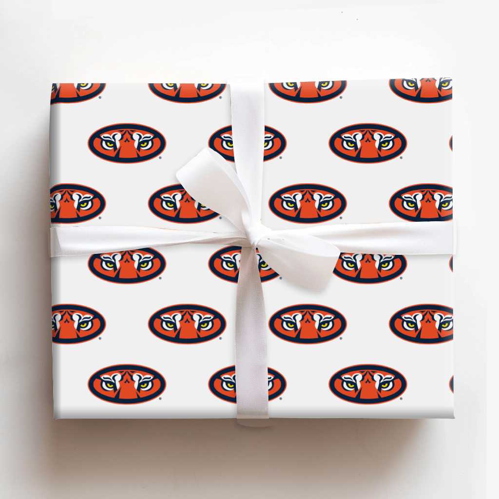 Fierce Gaze Oval - Wrapping Paper - Aspen & Arlo