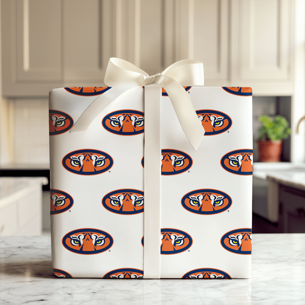 Fierce Gaze Oval - Wrapping Paper - Aspen & Arlo