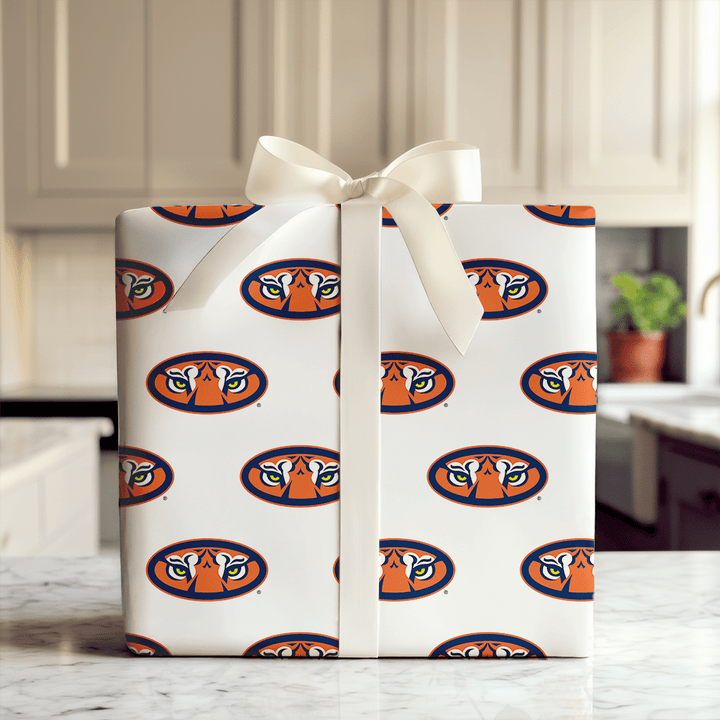 Fierce Gaze Oval - Wrapping Paper - Aspen & Arlo