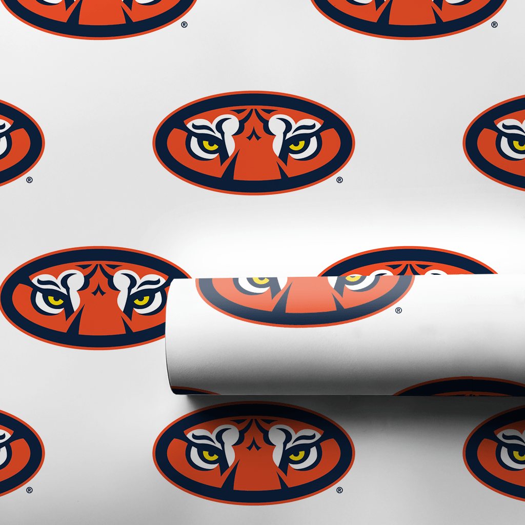 Fierce Gaze Oval - Wrapping Paper - Aspen & Arlo