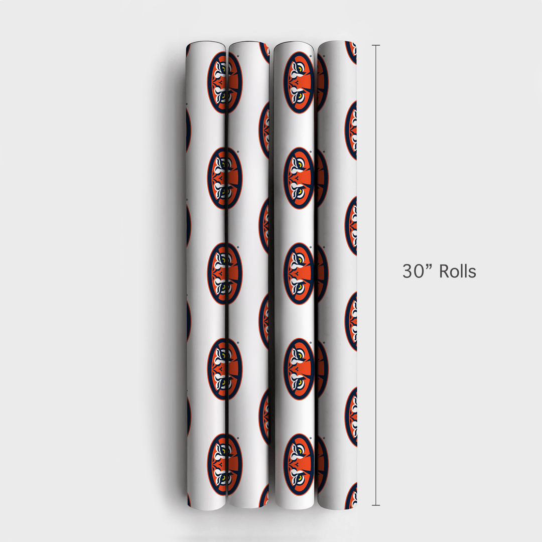 Fierce Gaze Oval - Wrapping Paper - Aspen & Arlo