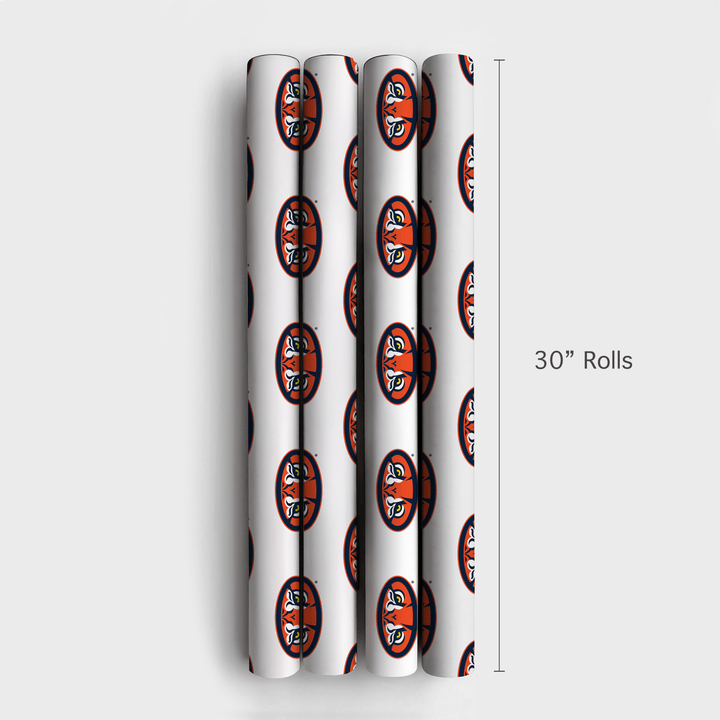 Fierce Gaze Oval - Wrapping Paper - Aspen & Arlo
