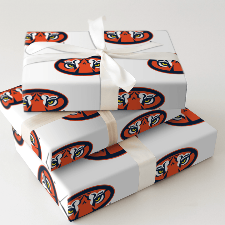 Fierce Gaze Oval - Wrapping Paper - Aspen & Arlo