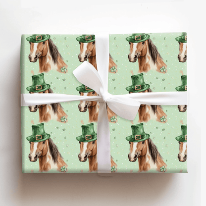 Leprechaun American Quarter Horse - Wrapping Paper - Aspen & Arlo