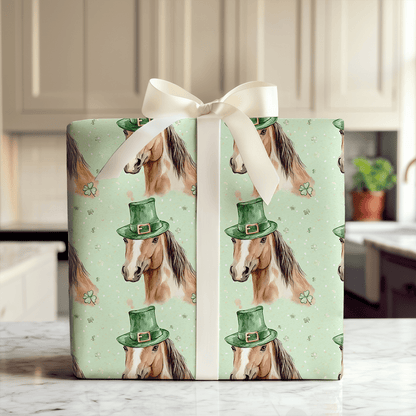 Leprechaun American Quarter Horse - Wrapping Paper - Aspen & Arlo