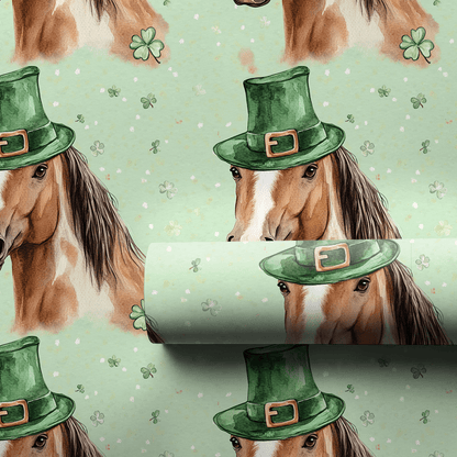 Leprechaun American Quarter Horse - Wrapping Paper - Aspen & Arlo