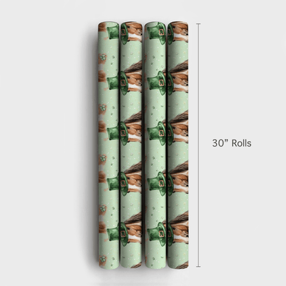 Leprechaun American Quarter Horse - Wrapping Paper - Aspen & Arlo