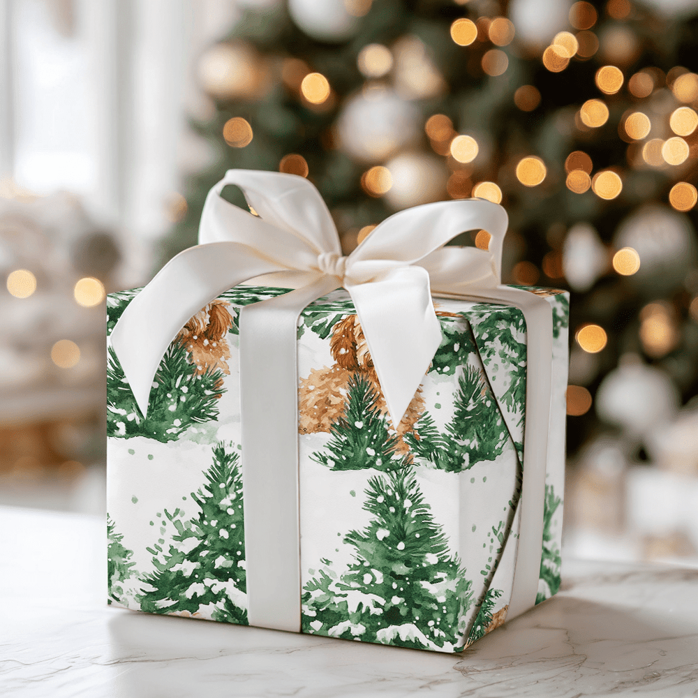 Snow Day for Goldendoodles - Wrapping Paper - Aspen & Arlo
