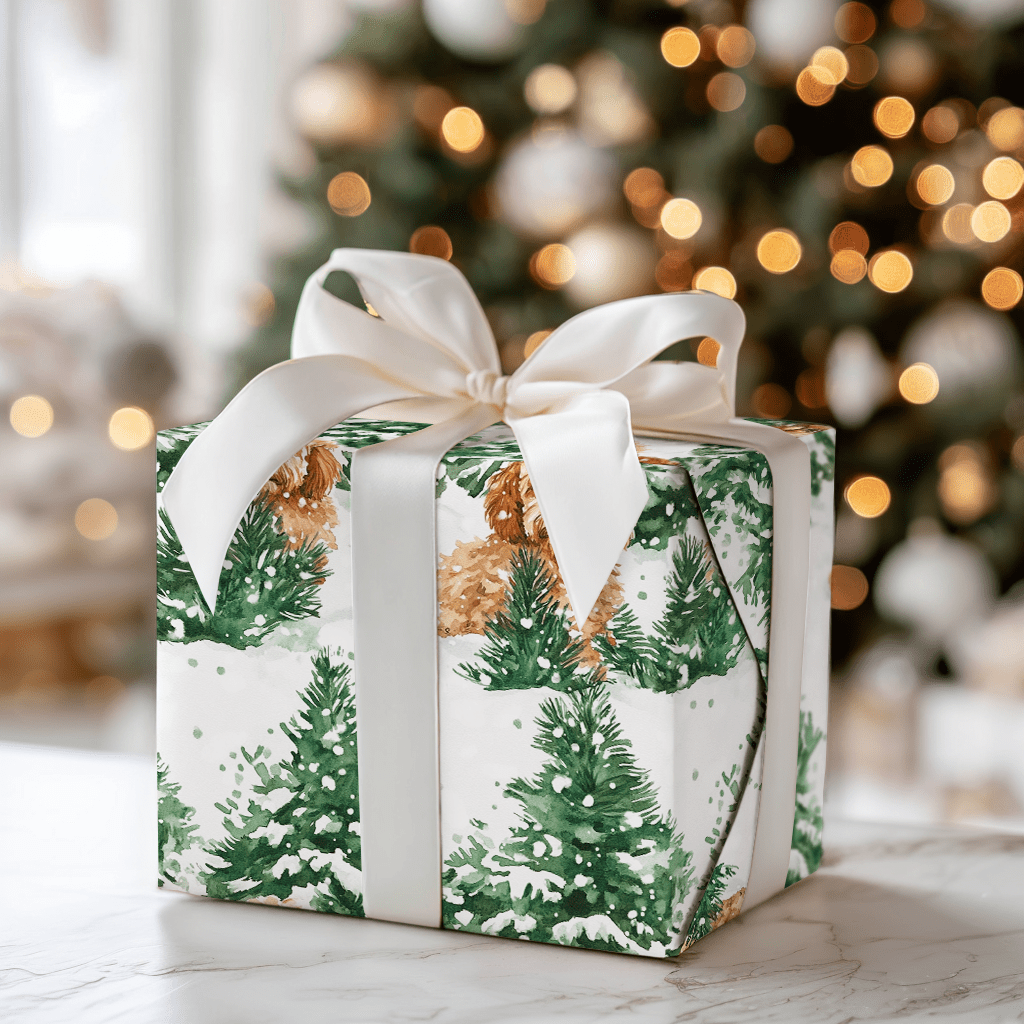 Snow Day for Goldendoodles - Wrapping Paper - Aspen & Arlo