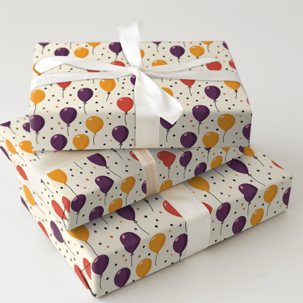 Balloon Pop - Wrapping Paper - Aspen & Arlo