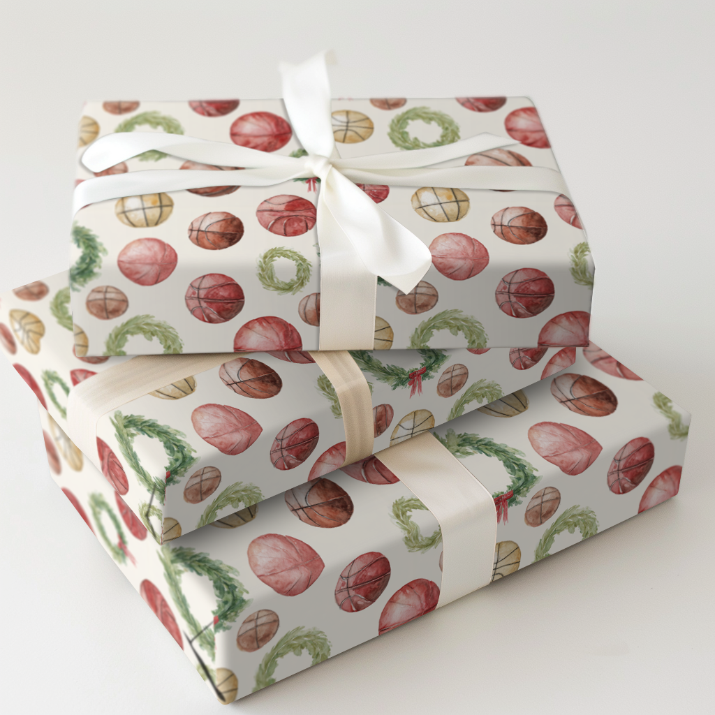 Basketballs and Christmas Wreaths