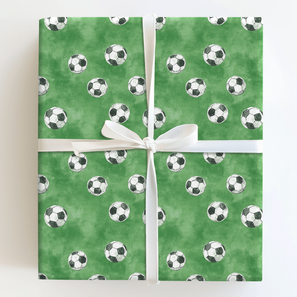 Chasing the Ball - Wrapping Paper - Aspen & Arlo