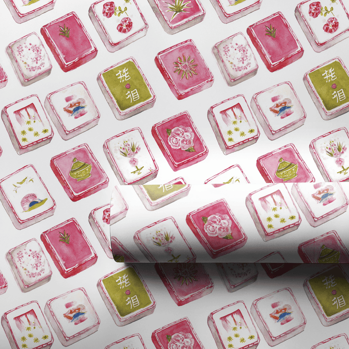 Frosted Phoenix Tiles - Wrapping Paper - Aspen & Arlo