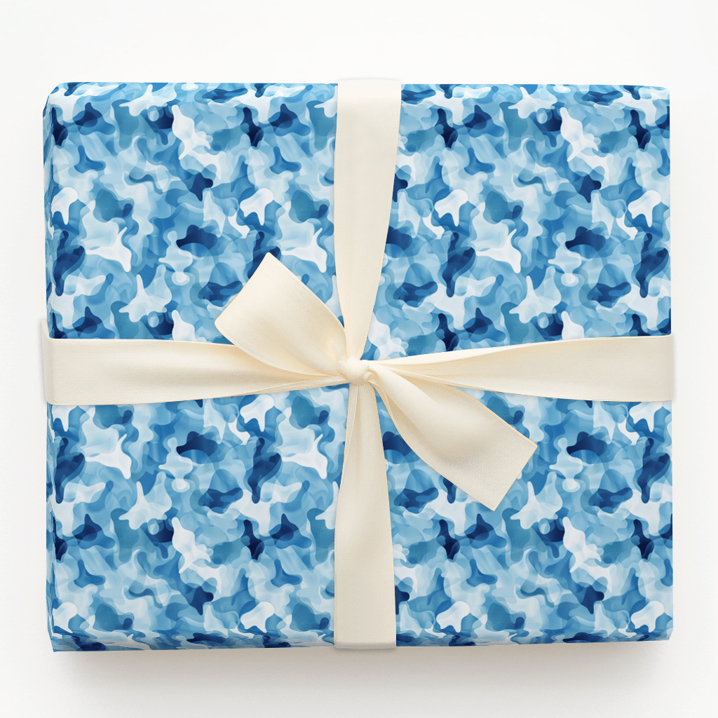 Blue Bubbles - Wrapping Paper - Aspen & Arlo