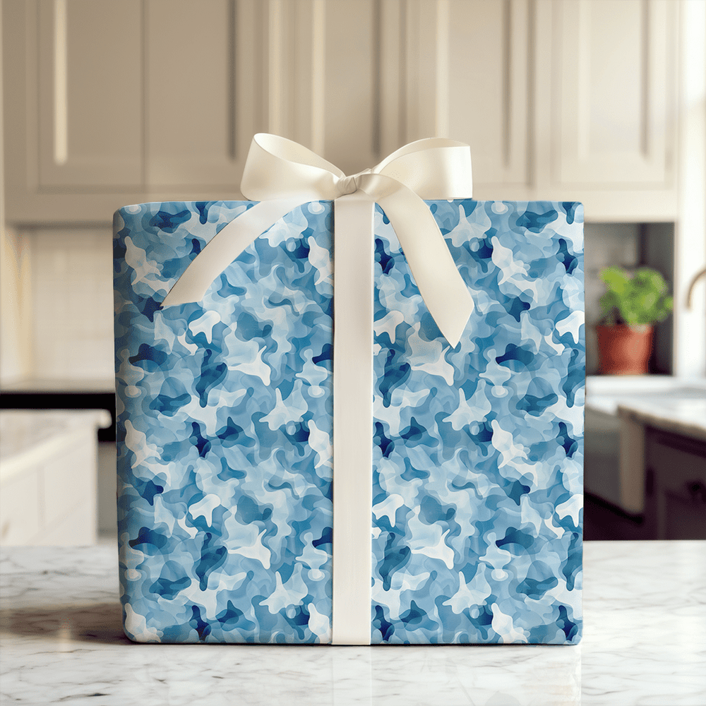 Blue Bubbles - Wrapping Paper - Aspen & Arlo