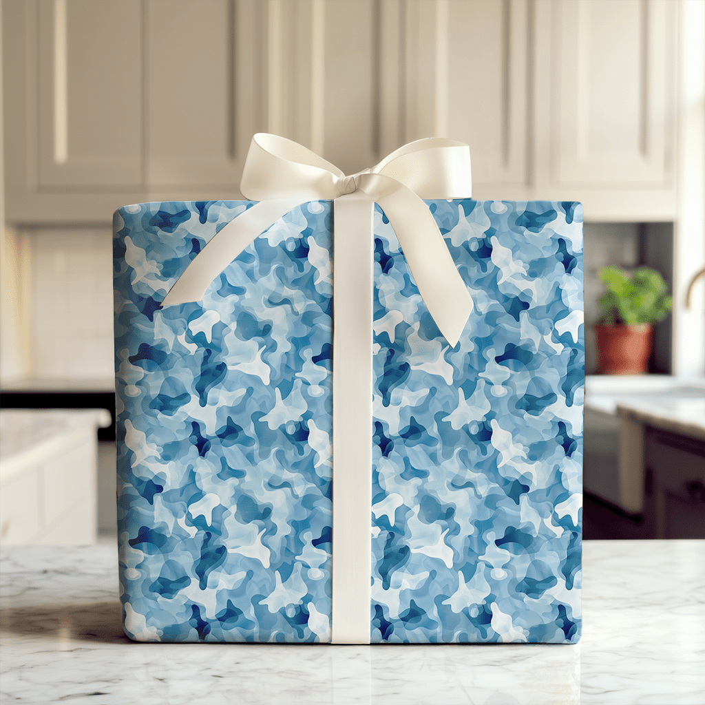 Blue Bubbles - Wrapping Paper - Aspen & Arlo