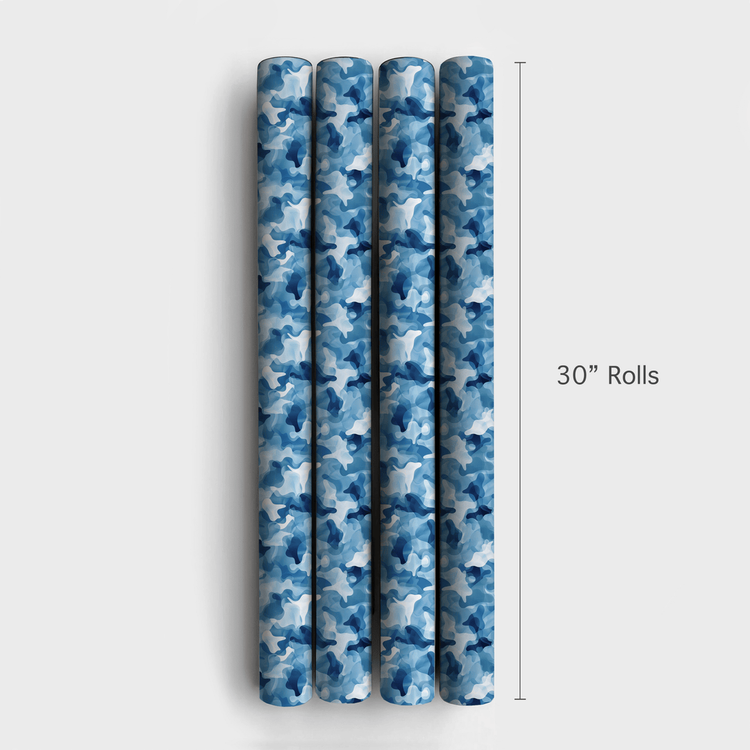 Blue Bubbles - Wrapping Paper - Aspen & Arlo
