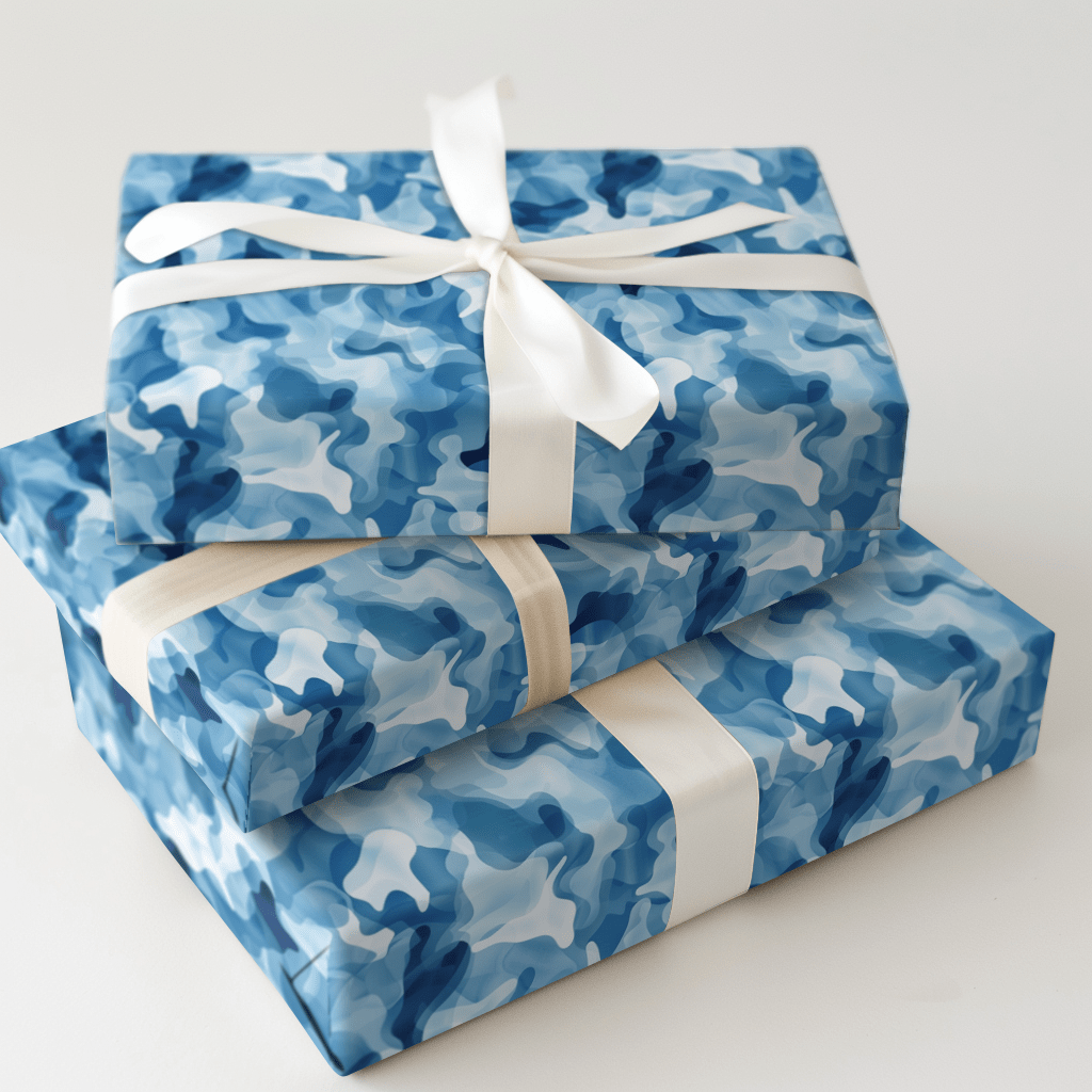 Blue Bubbles - Wrapping Paper - Aspen & Arlo