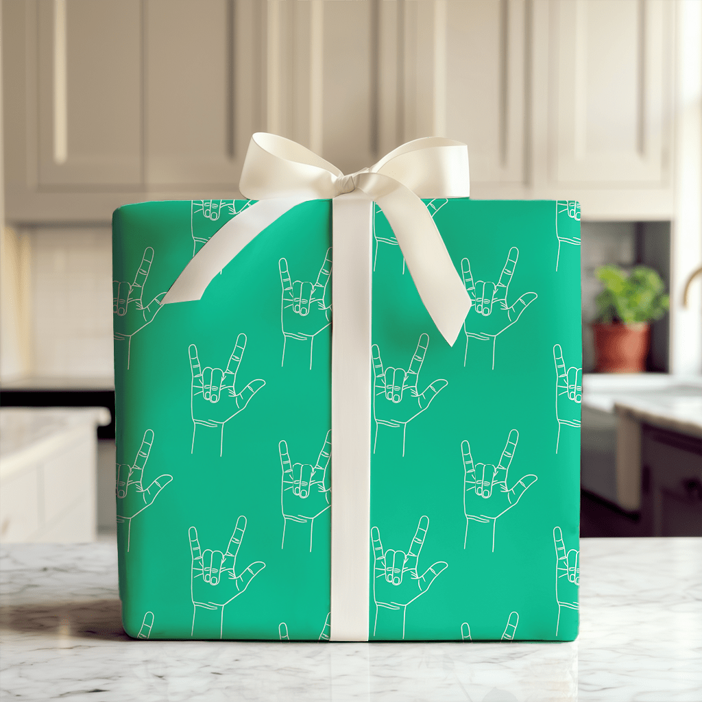 Love is Green - Wrapping Paper - Aspen & Arlo