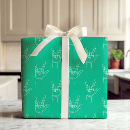 Love is Green - Wrapping Paper - Aspen & Arlo