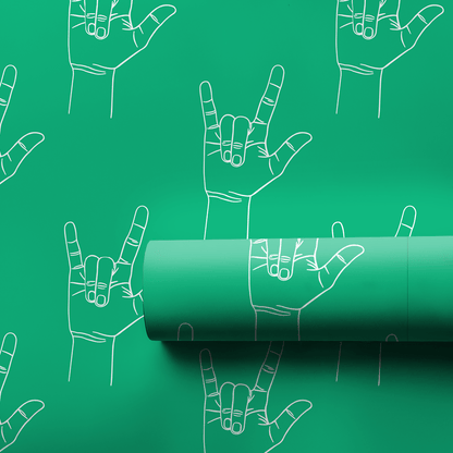 Love is Green - Wrapping Paper - Aspen & Arlo