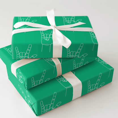 Love is Green - Wrapping Paper - Aspen & Arlo