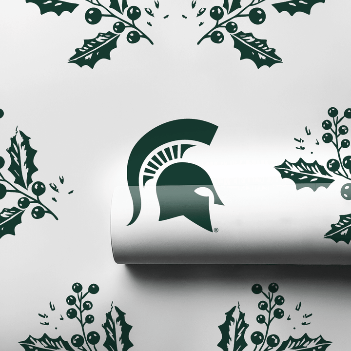 Spartan Holly - Wrapping Paper - Aspen & Arlo
