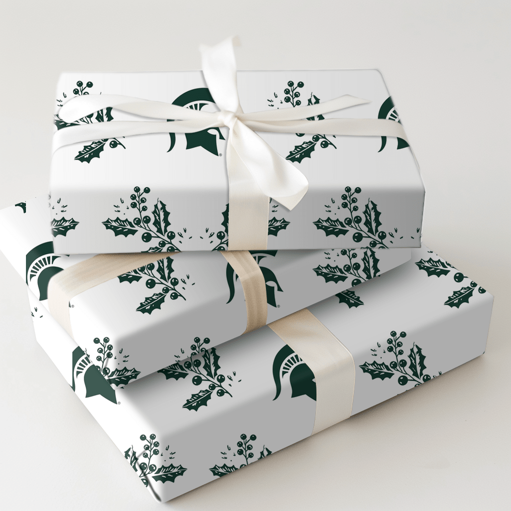 Spartan Holly - Wrapping Paper - Aspen & Arlo