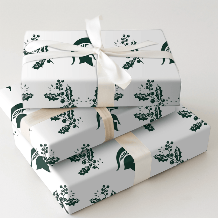 Spartan Holly - Wrapping Paper - Aspen & Arlo