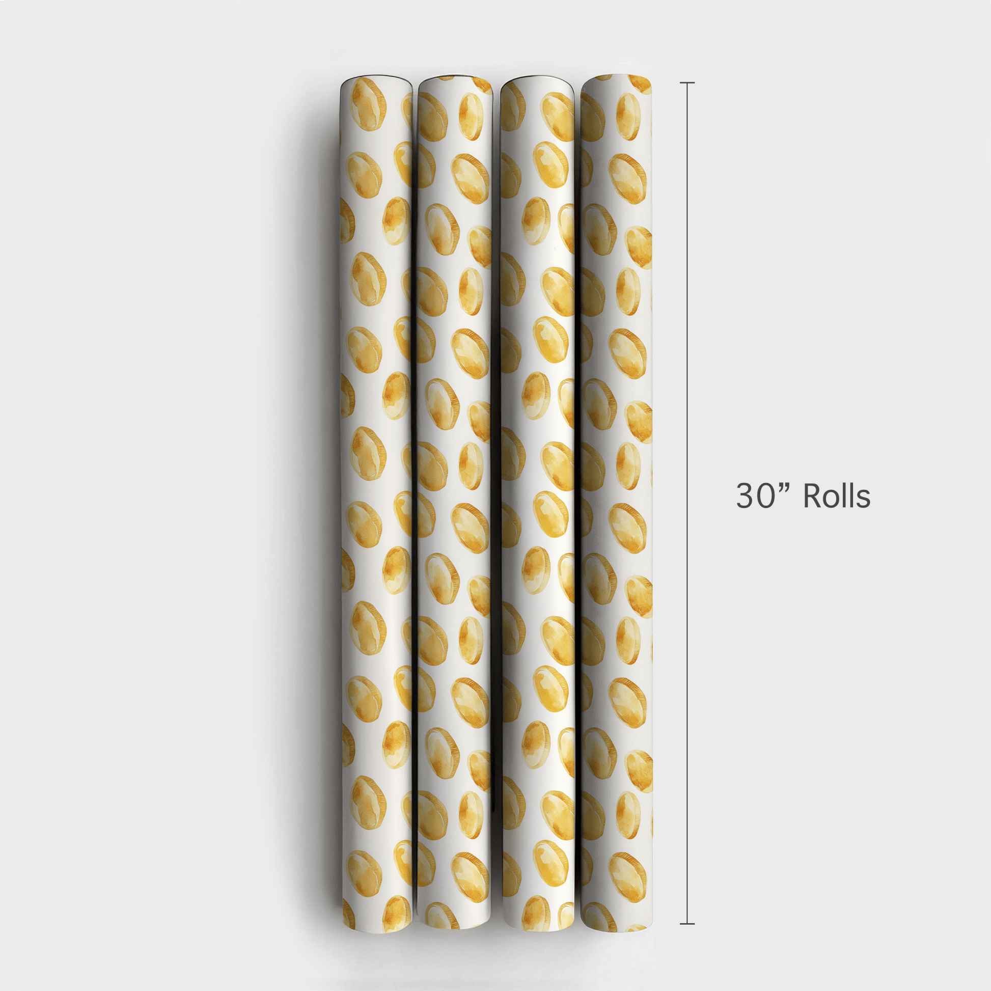 Coins of Gold - Wrapping Paper - Aspen & Arlo