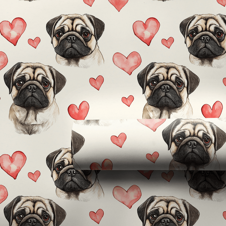 Fawn Valentine - Wrapping Paper - Aspen & Arlo