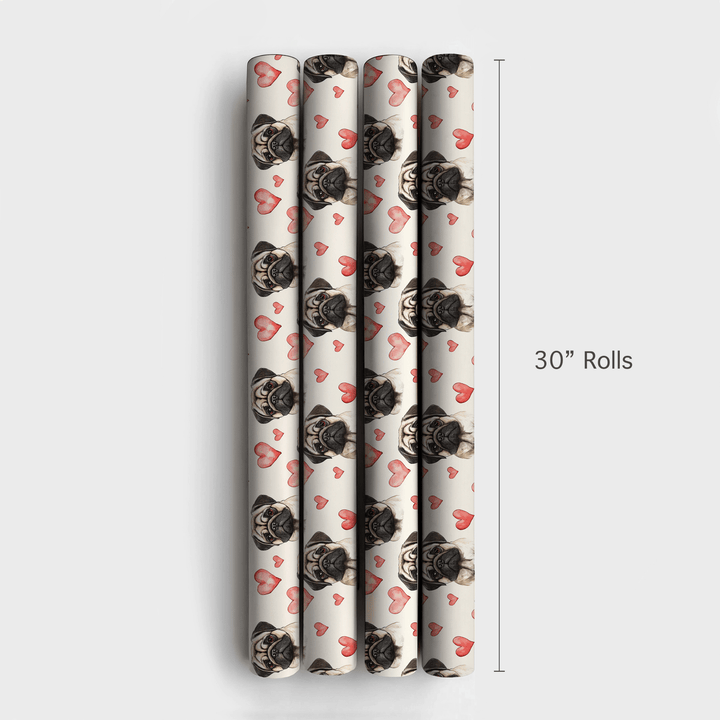 Fawn Valentine - Wrapping Paper - Aspen & Arlo