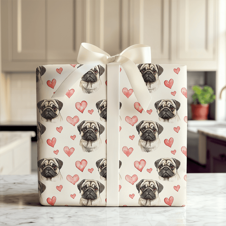 Fawn Valentine - Wrapping Paper - Aspen & Arlo