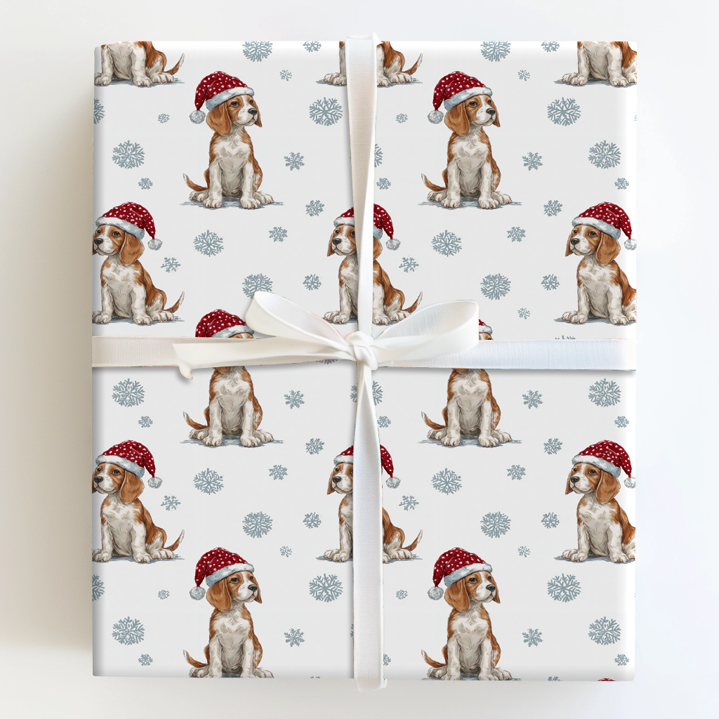 Snowy Beagle Christmas