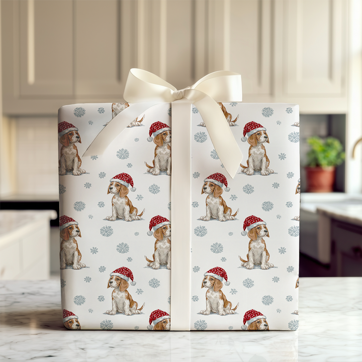 Snowy Beagle Christmas