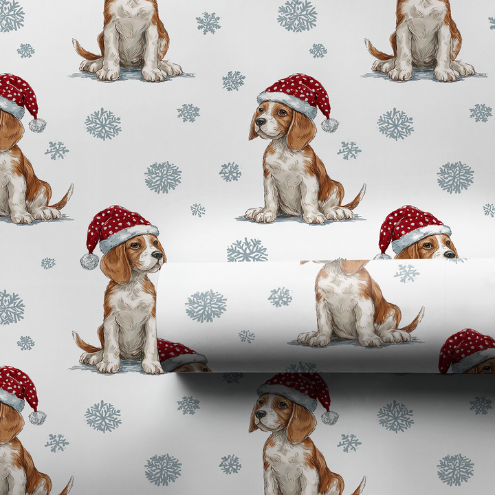 Snowy Beagle Christmas