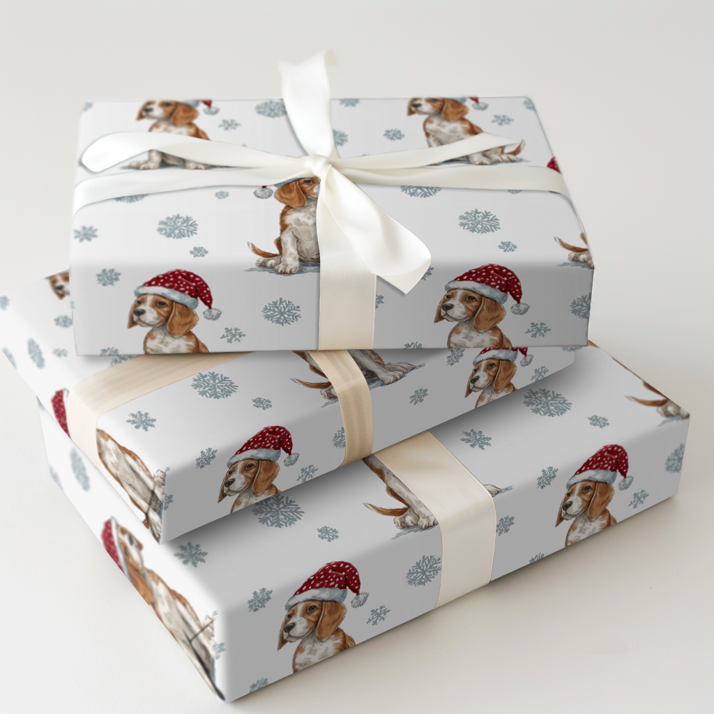 Snowy Beagle Christmas