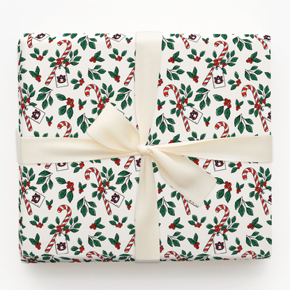 Peppermint Auburn - Wrapping Paper - Aspen & Arlo
