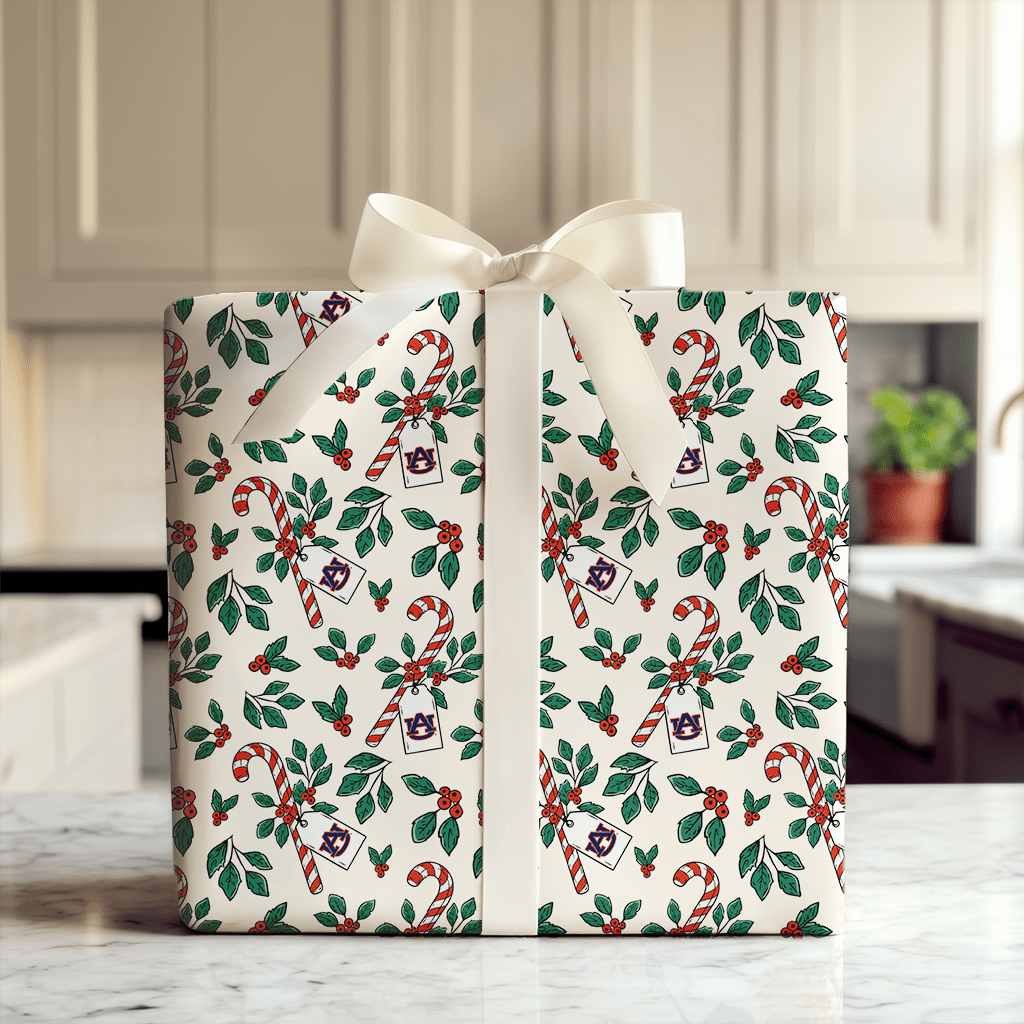 Peppermint Auburn - Wrapping Paper - Aspen & Arlo