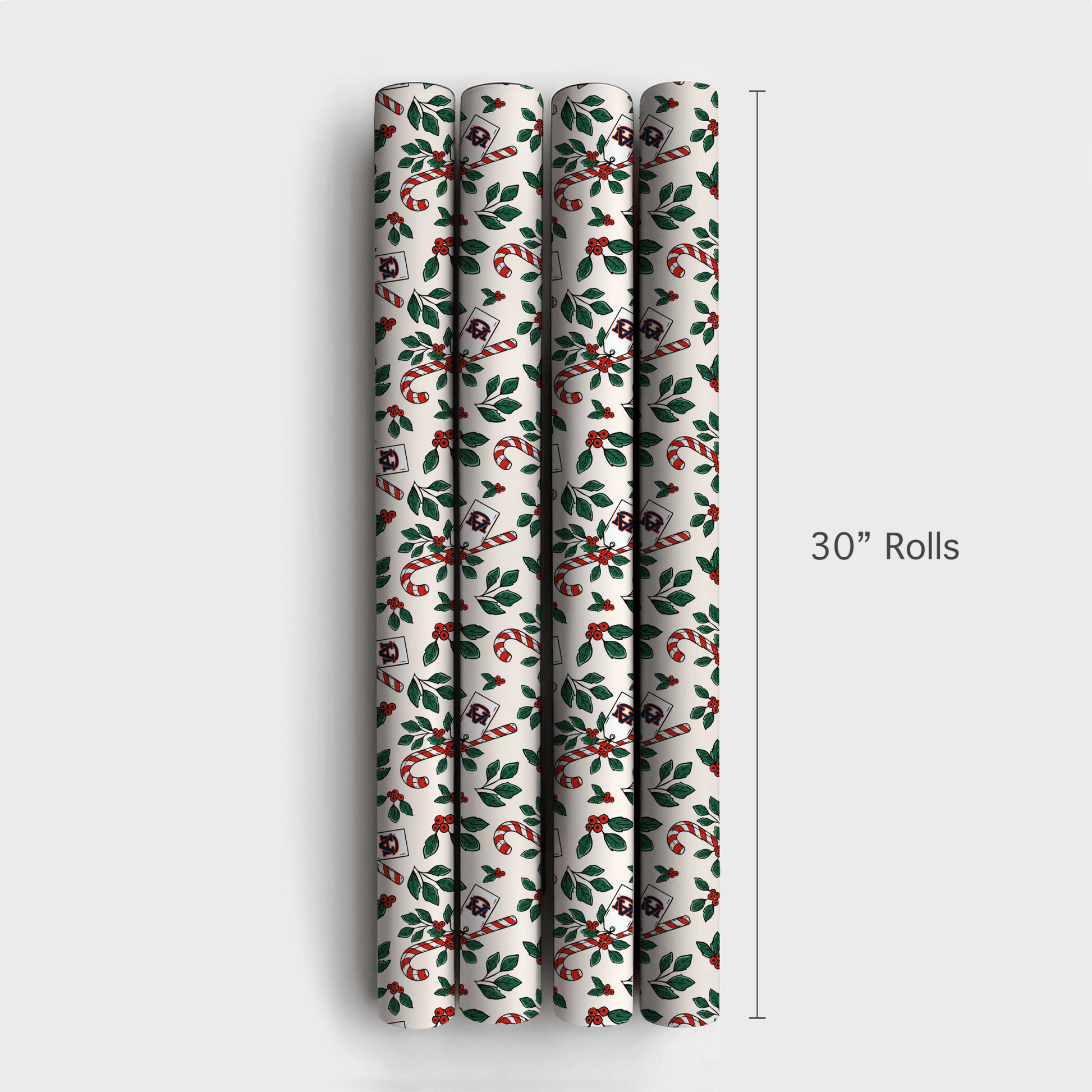 Peppermint Auburn - Wrapping Paper - Aspen & Arlo