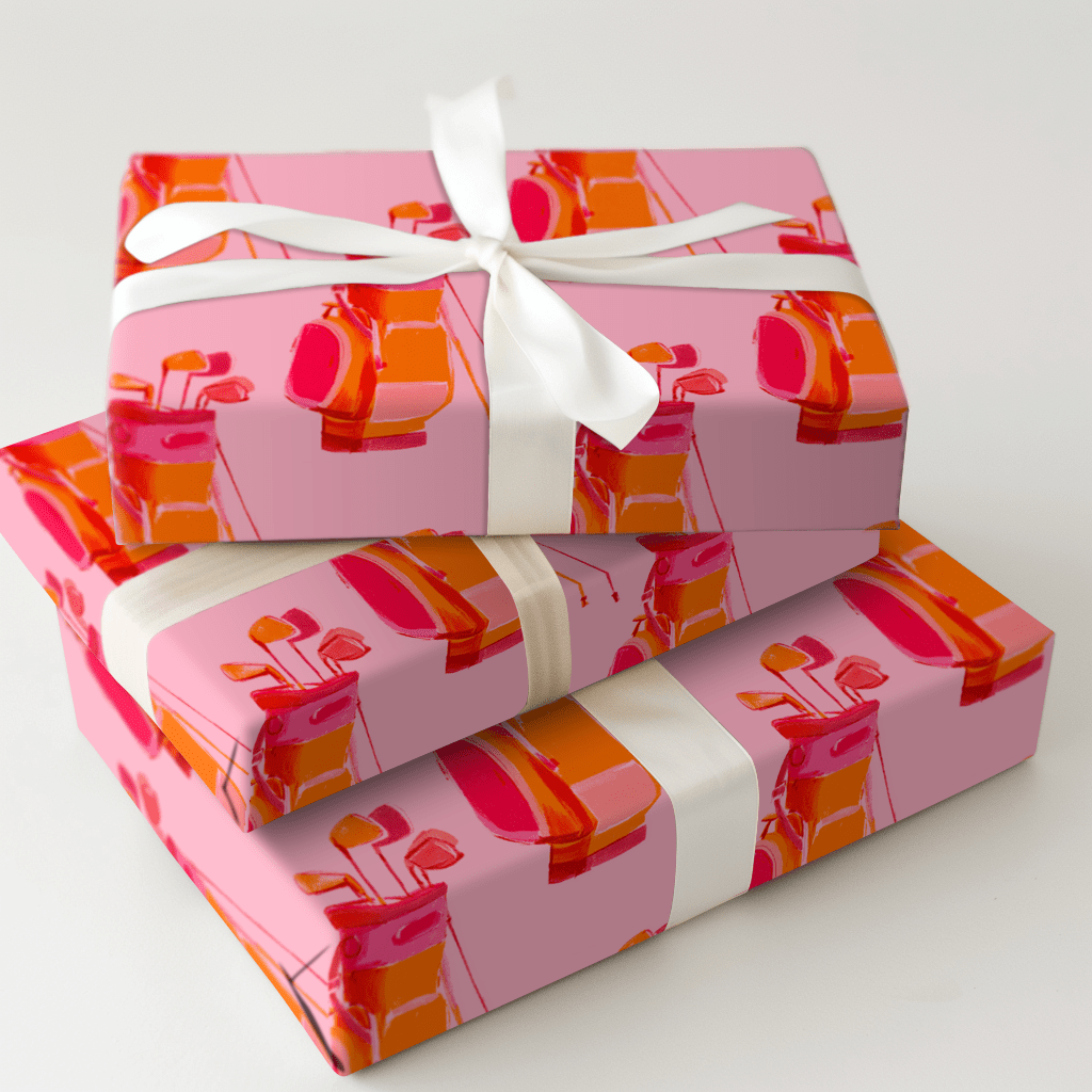 Fairway Carry - Wrapping Paper - Aspen & Arlo