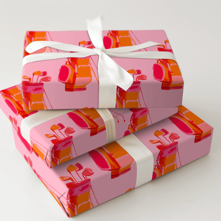 Fairway Carry - Wrapping Paper - Aspen & Arlo