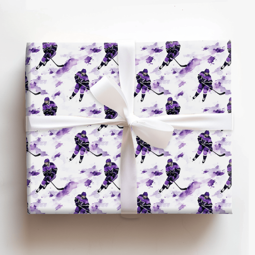 Crush the Puck - Wrapping Paper - Aspen & Arlo