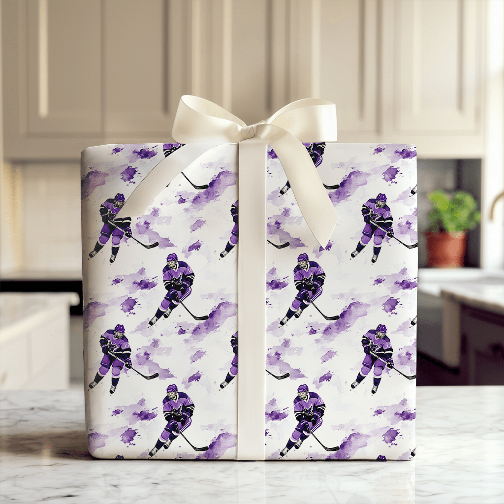 Crush the Puck - Wrapping Paper - Aspen & Arlo