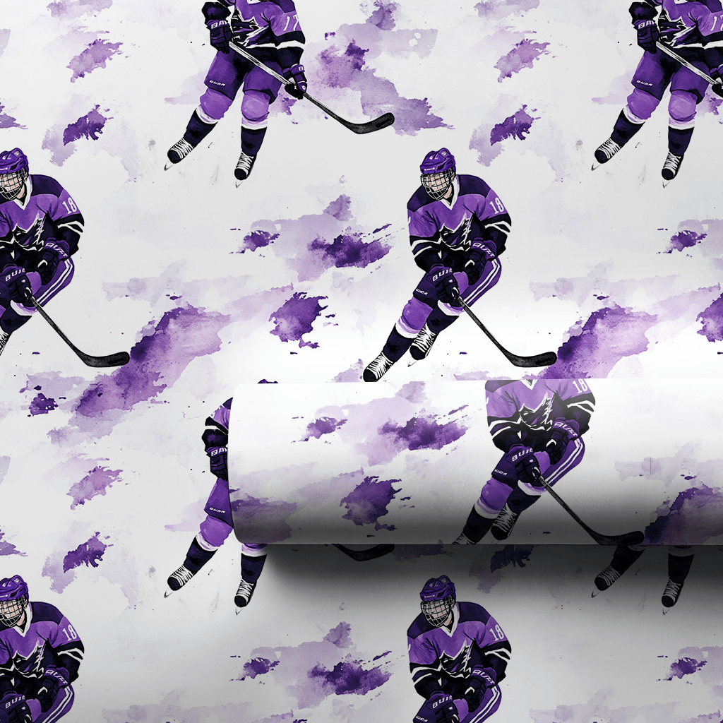 Crush the Puck - Wrapping Paper - Aspen & Arlo