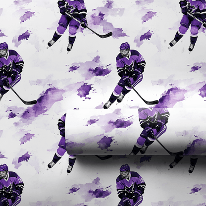 Crush the Puck - Wrapping Paper - Aspen & Arlo