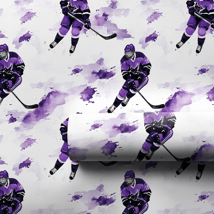 Crush the Puck - Wrapping Paper - Aspen & Arlo