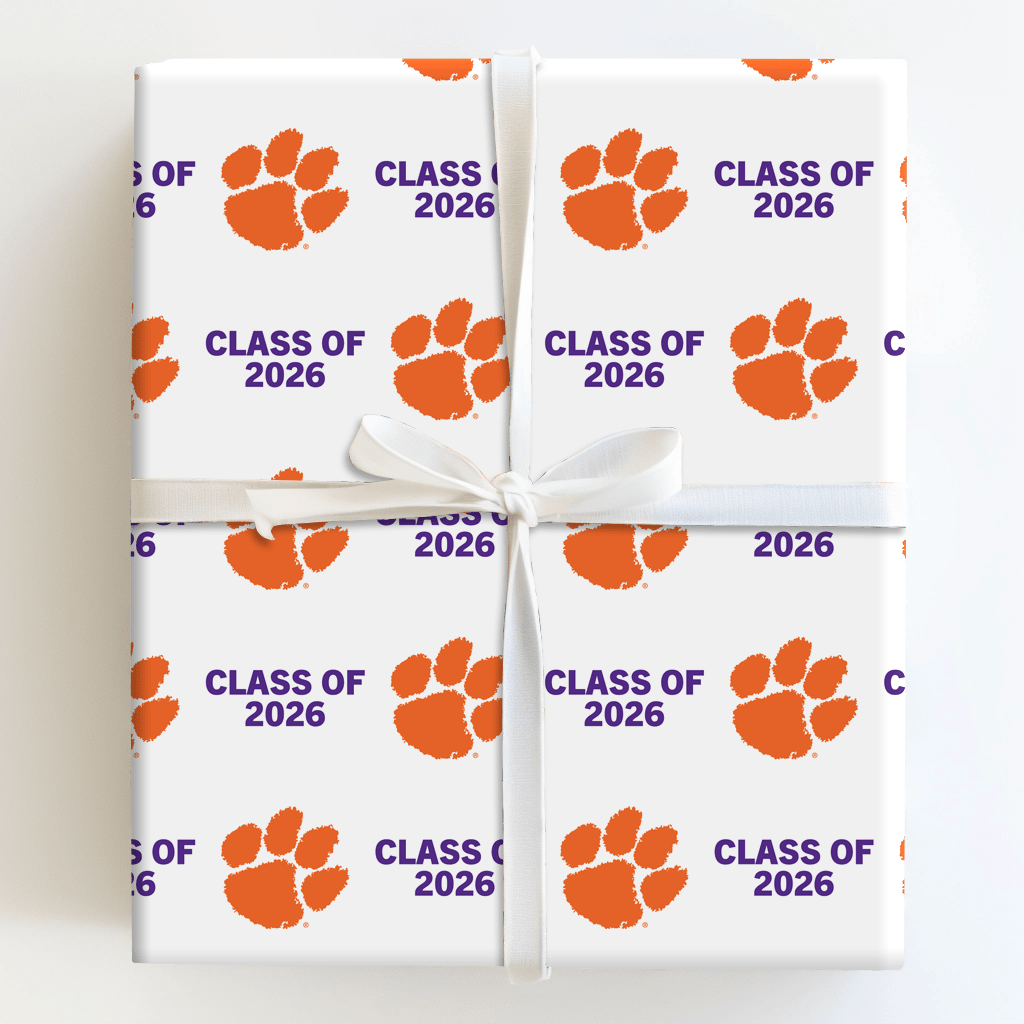 Class of 2026 Clemson - Wrapping Paper - Aspen & Arlo